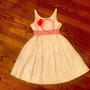 Ralph Lauren girls size 6x white eyelet dress